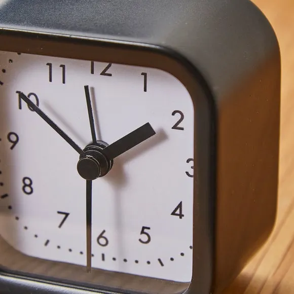 Square Analogue Alarm Clock 2