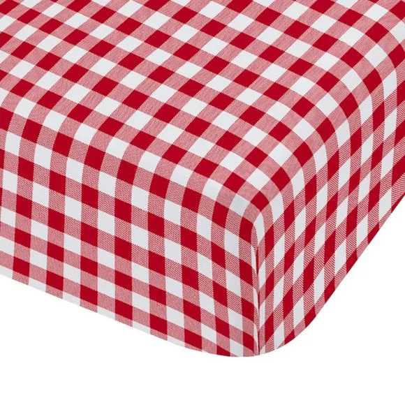 Catherine Lansfield Bamford Gingham Check Polycotton Fitted Sheet 3