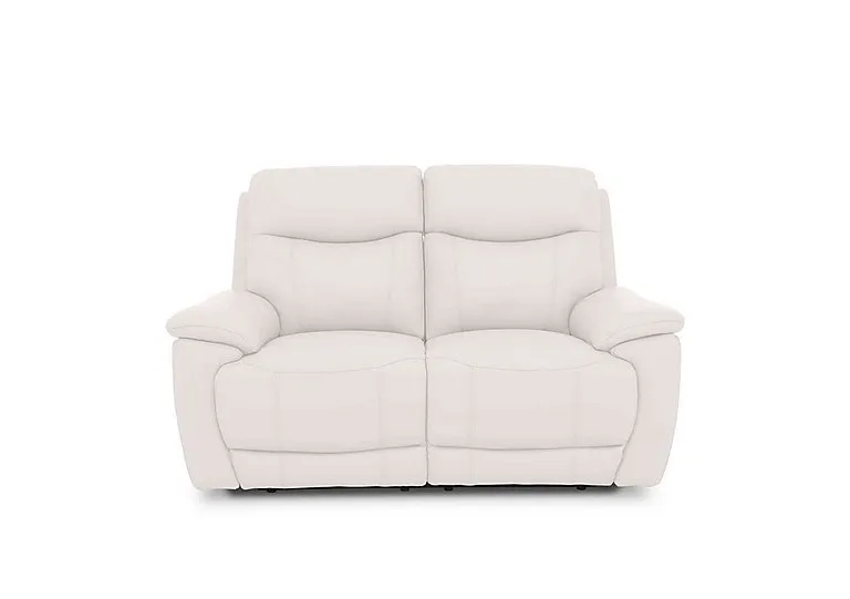 Sloane 2 Seater Leather Sofa - Cotton