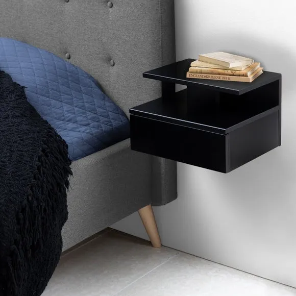 Return - Furniture To Go Ashlan 1 Drawer Wall Mounted Bedside Table