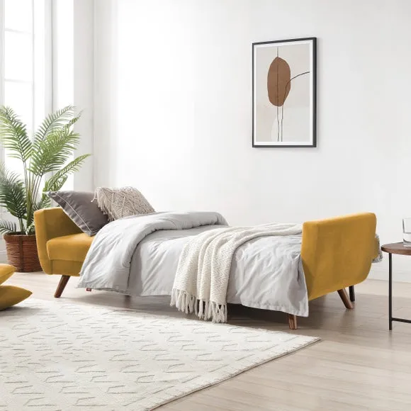 Bobby Velvet Double Sofa Bed 2
