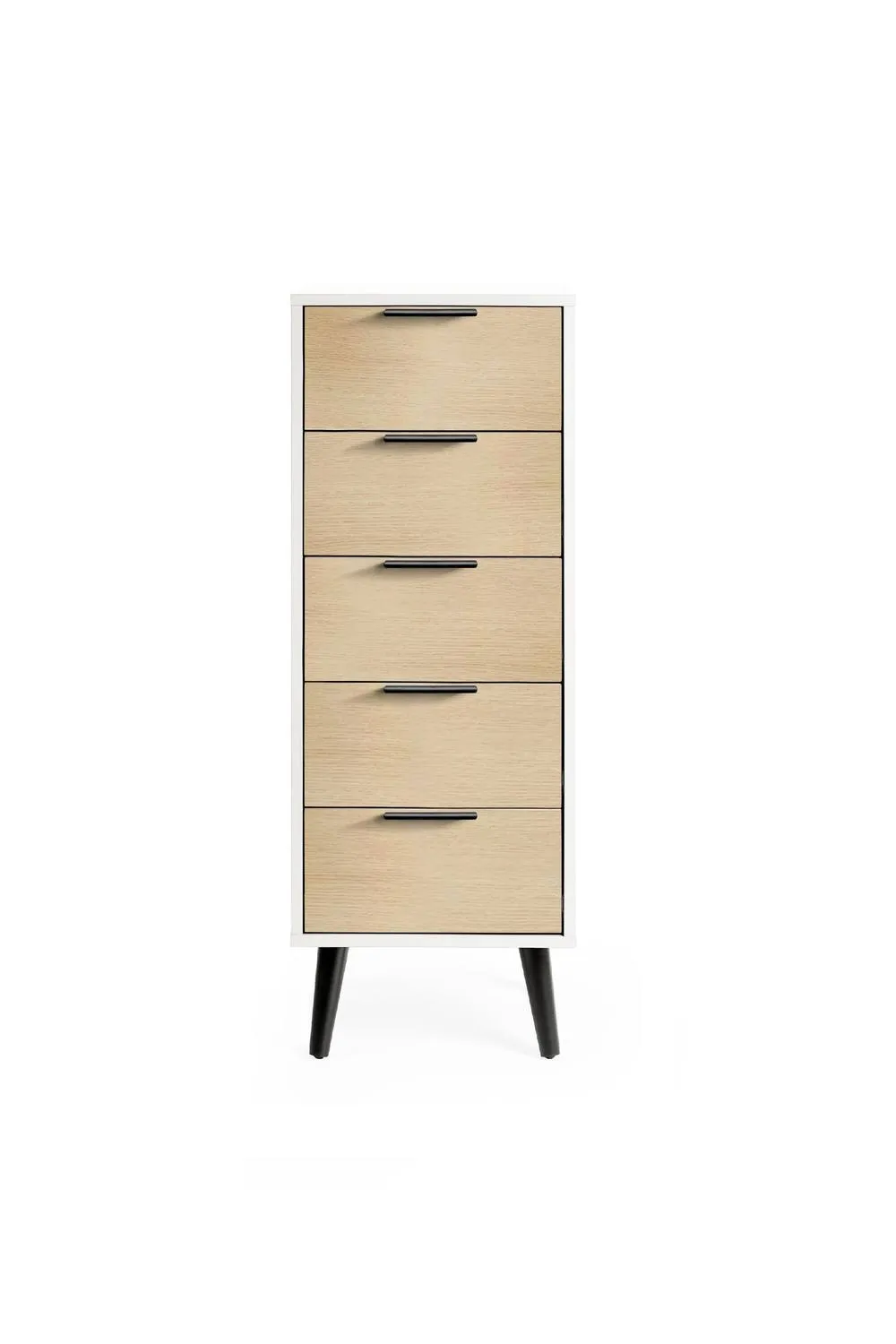 Julian Bowen Alba 5 Drawer Chest in White 5
