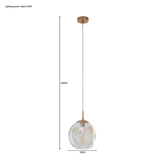 Alexis Glass Pendant Light 6