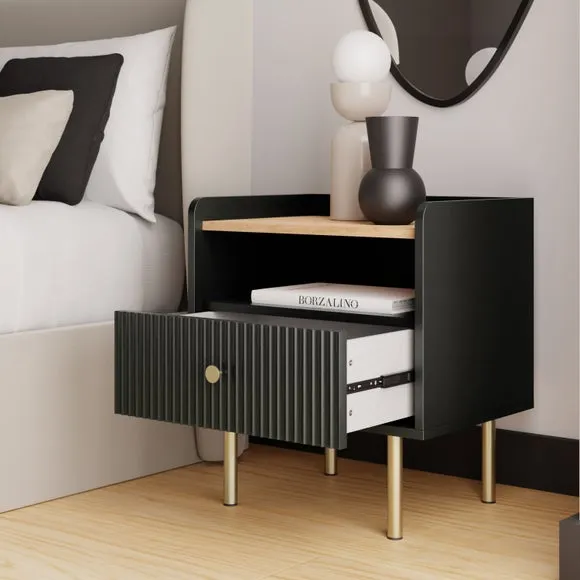 Georgi 1 Drawer Bedside Table 2