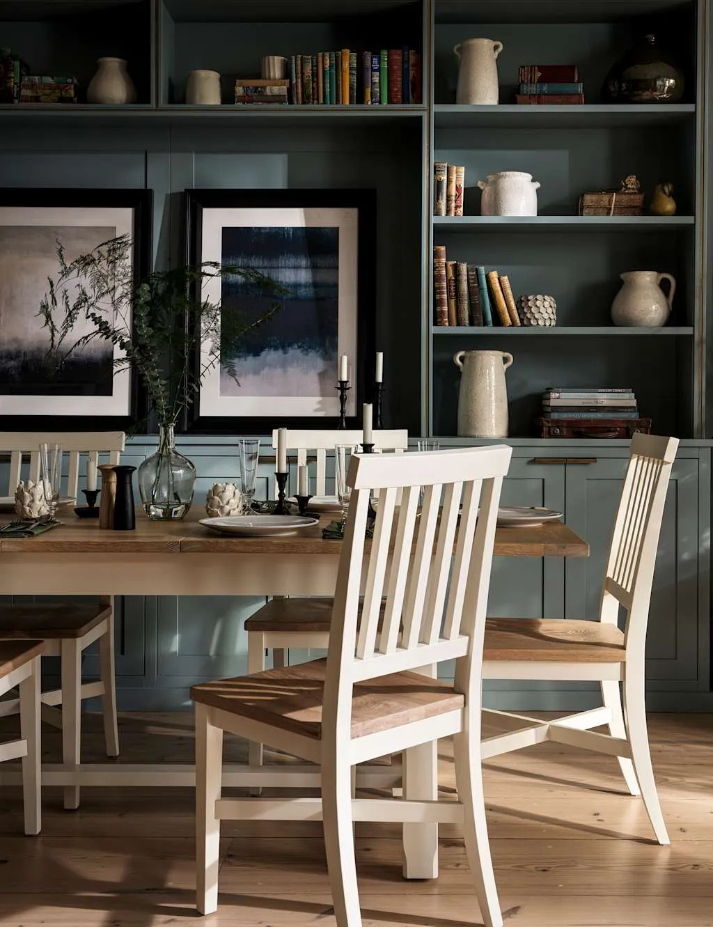 Cotswold Company Chester White Extending Dining Table Cream