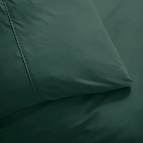 Dorma Crisp & Fresh 400 Thread Count Egyptian Cotton Percale Standard Pillowcase 4
