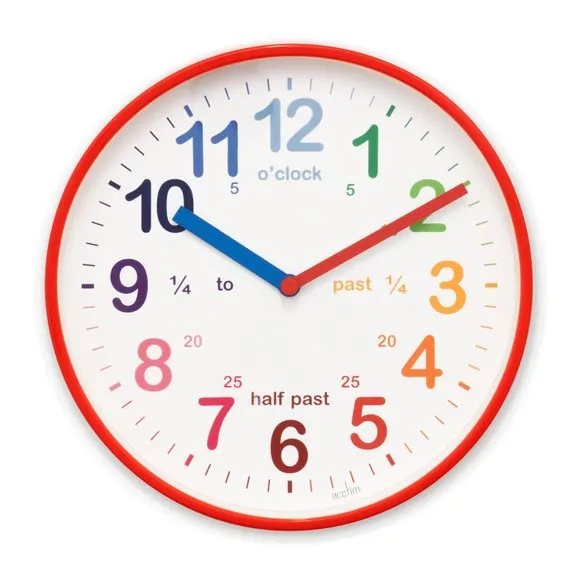 Acctim Wickford Time Teaching Kids Wall Clock 2