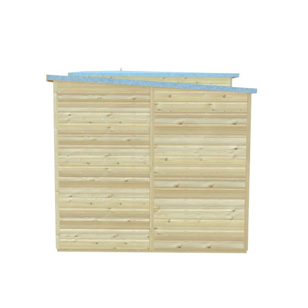 Shires Barclay 7 x 11 Feet with Side Shed - L119 x W205 x H190.3 cm in Natural 5