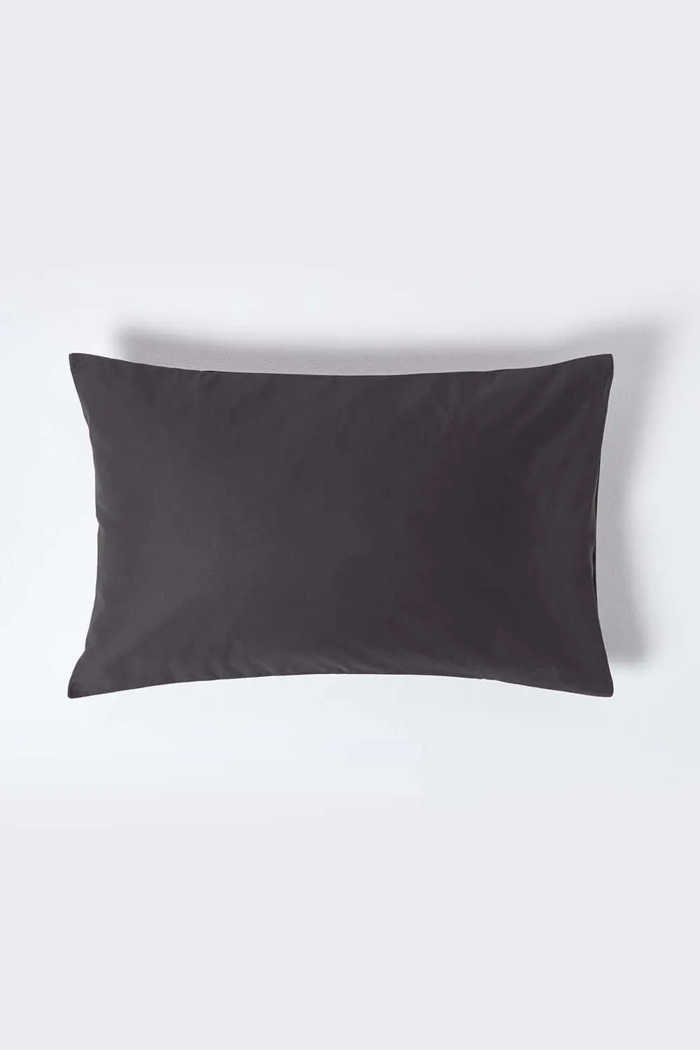 Homescapes Egyptian Cotton Housewife Pillowcase 1000 TC in Dark Grey 1
