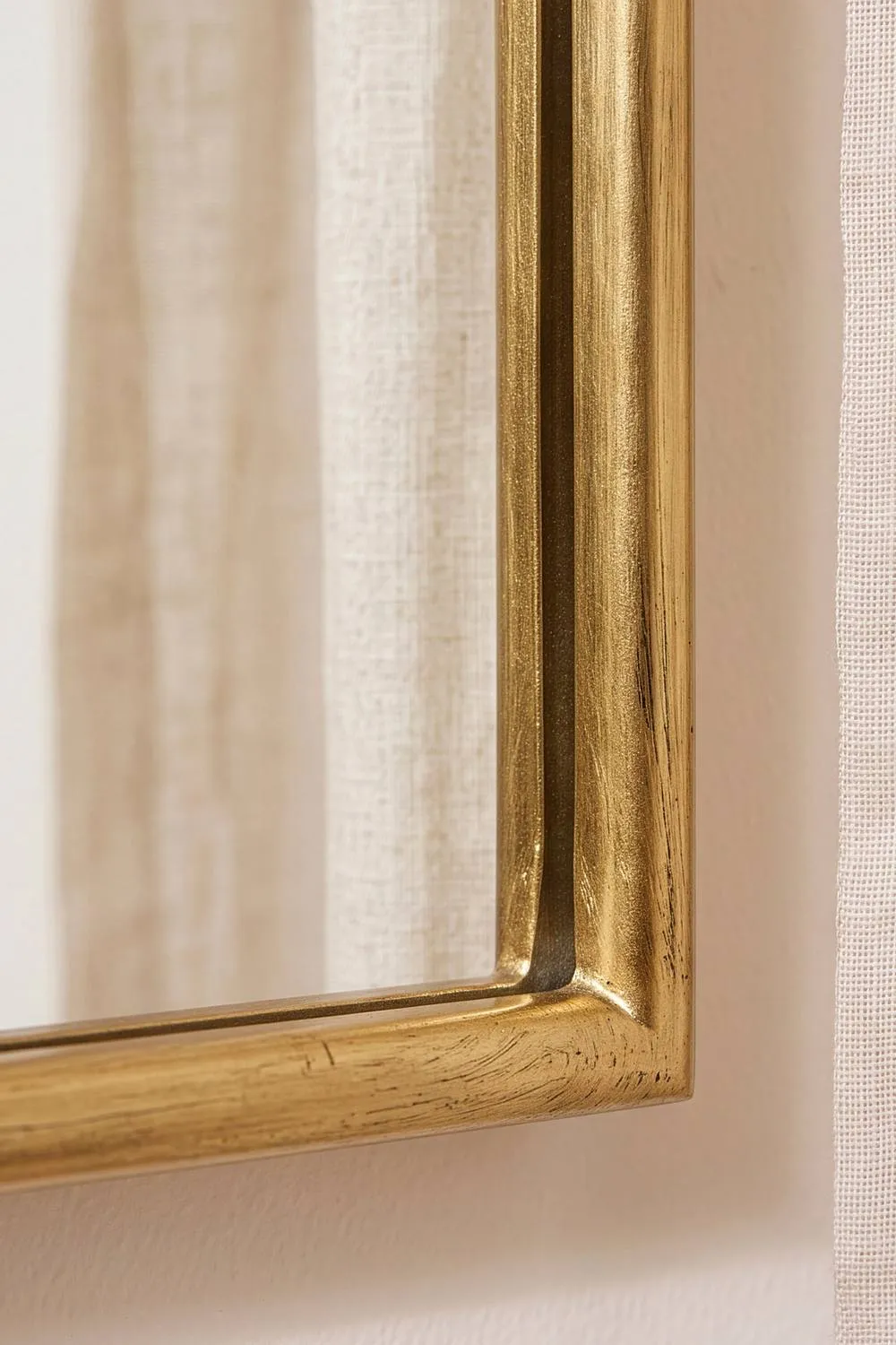 Dibor Gold Bow & Ribbon Arched Wall Mirror, 92cm x 61cm 4