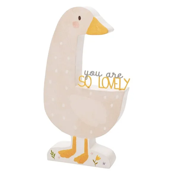 You Are So Lovely Goose Plaque 2