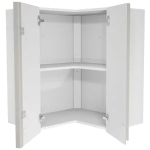 Wickes Madison Gloss Stone L-Shape Corner Wall Unit - 625mm 2