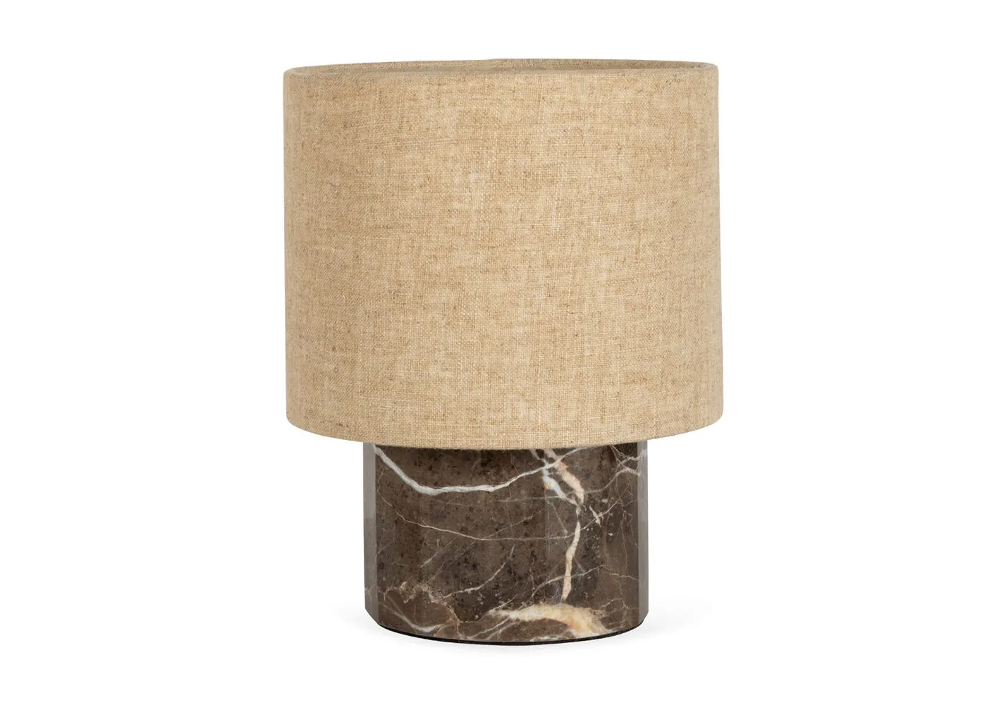 Heal's Colonna Marble Table Lamp Cocoa Small 1