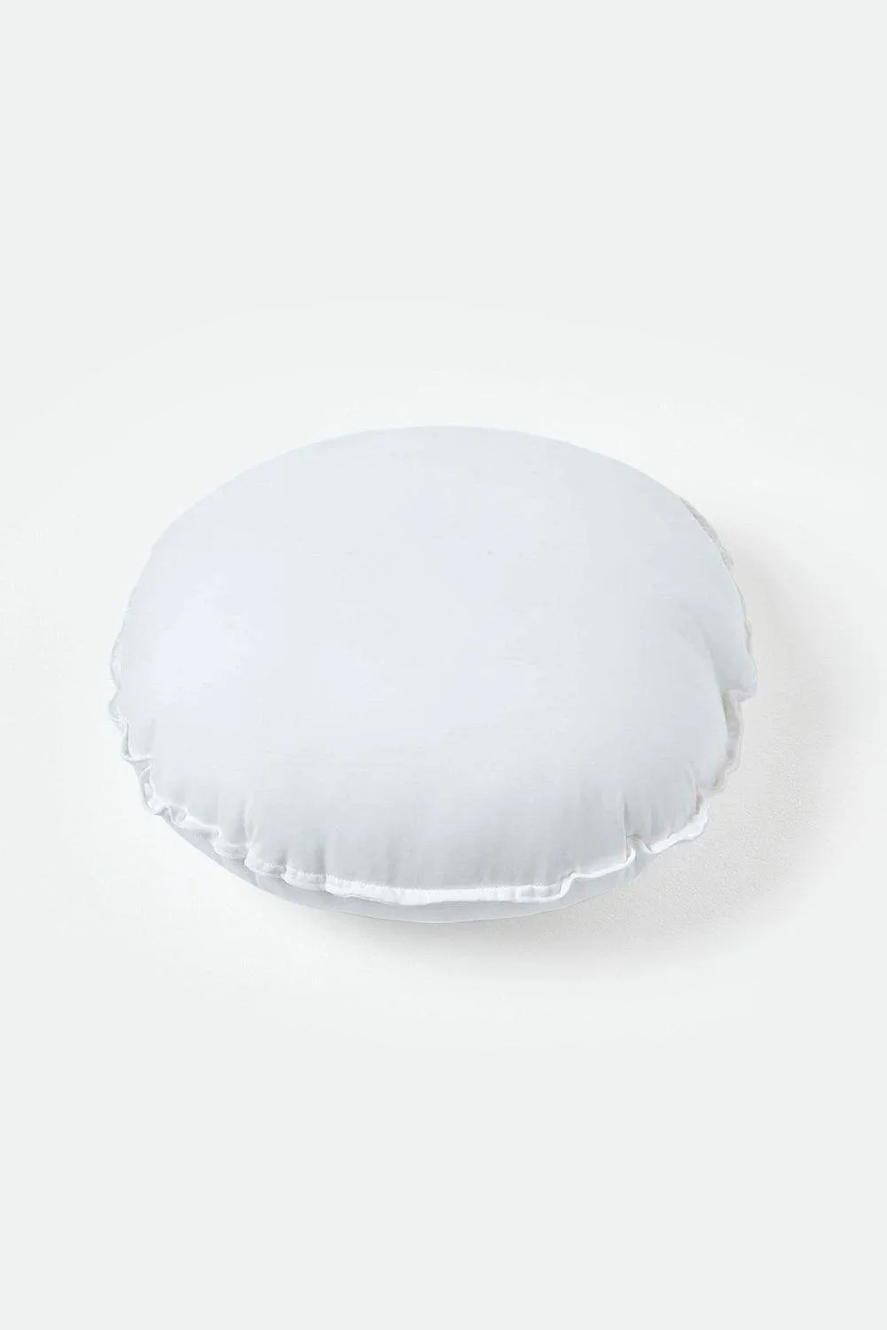 Homescapes Super Microfibre Round Shaped Cushion Pad - Cushion Filler & Inserts in White 2