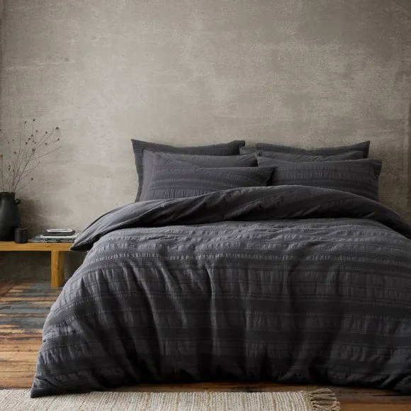 Tenby Stripe 100% Cotton Duvet Cover & Pillowcase Set 1