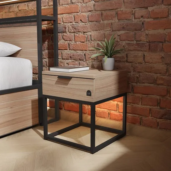 XR Living Denver Bedside Table with App Controlled LED Lights