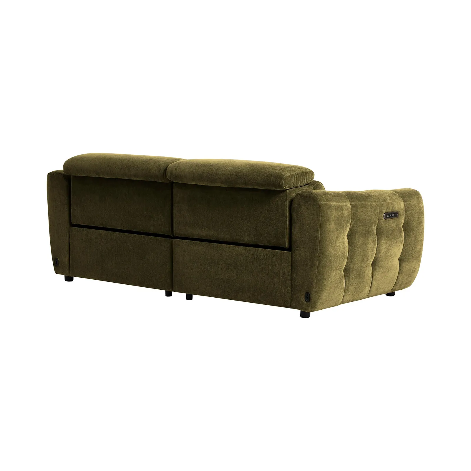 Montgomery 2.5 Power Seater & Headrest, Green Fabric | Barker & Stonehouse 5