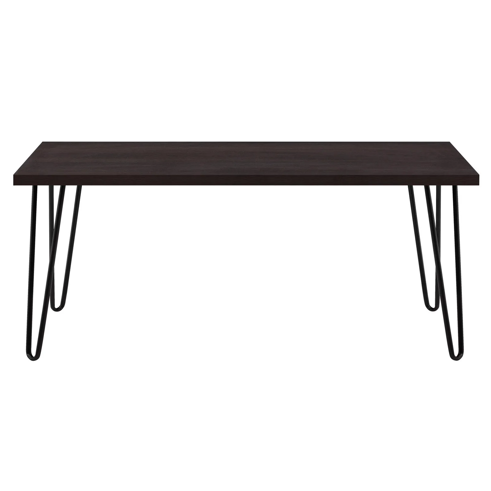 Owen Retro Hairpin Coffee Table Brown