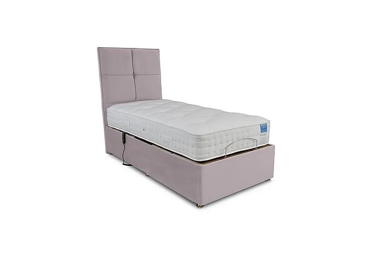 Natural Comfort Adjustable Divan Set - Small Single - Plush Lilac