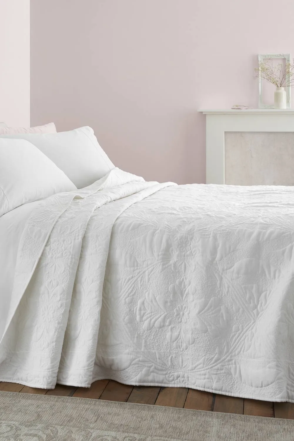 Bianca Marianne Matelasse Bedspread in White
