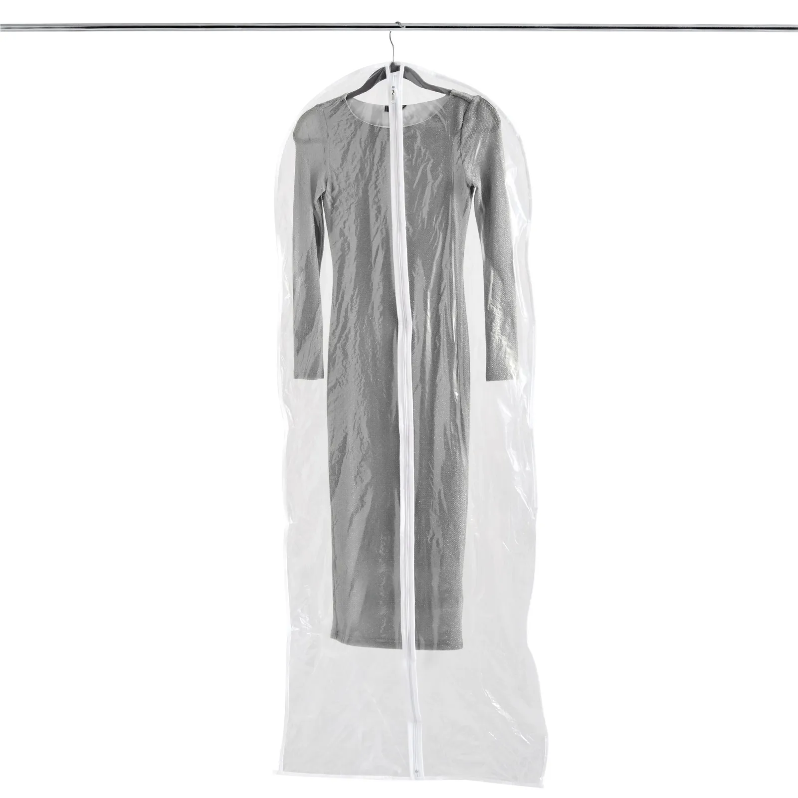 Pack Of 2 Extra Long Dress Covers Clear