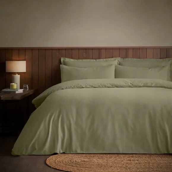 Soft & Cosy Luxury 100% Brushed Cotton Duvet Cover & Pillowcase Set 1