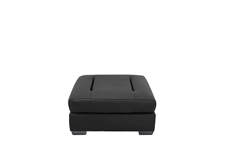 Xavier NC Leather Stool - Black