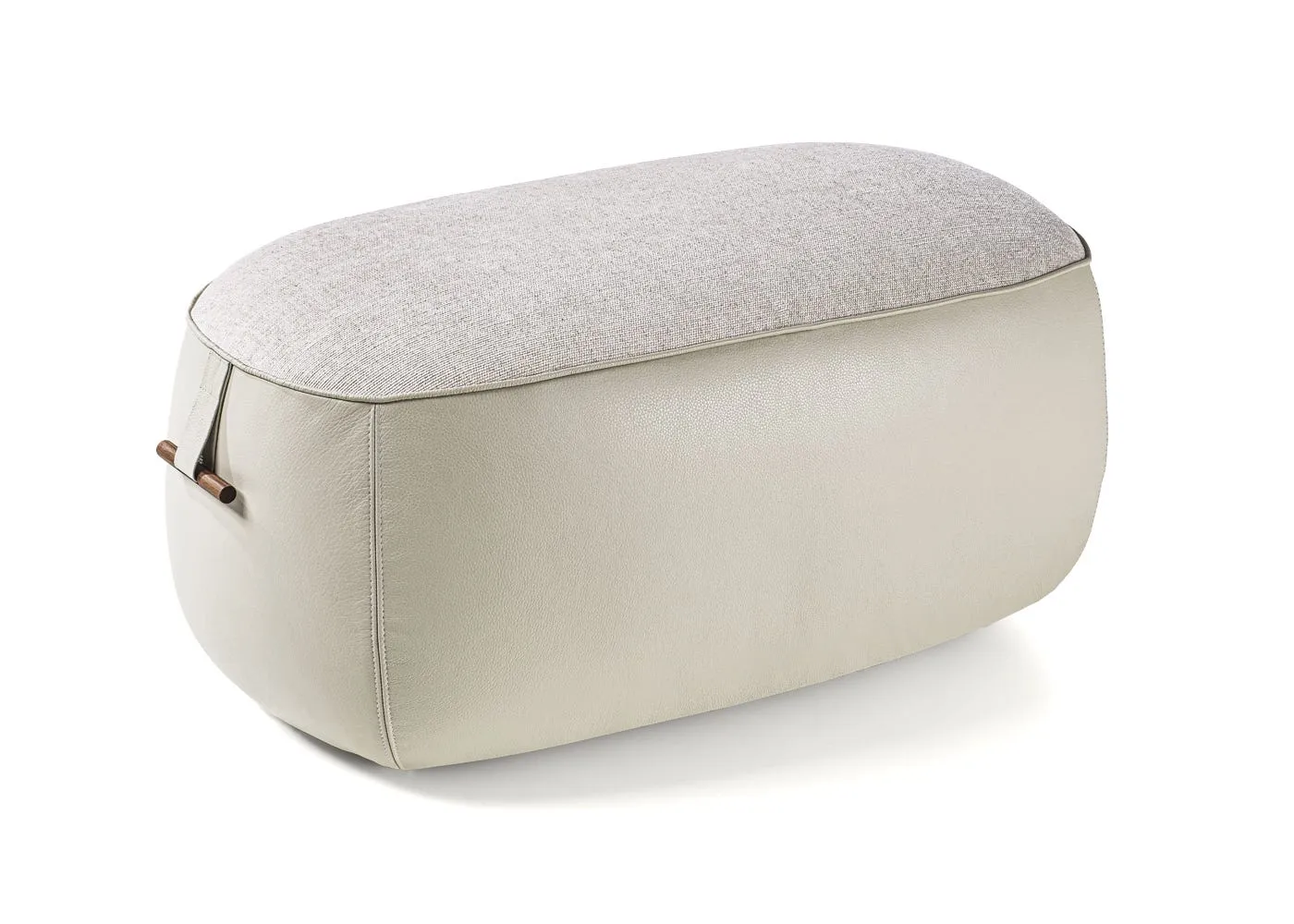 Porada Lagom Medium Pouf Armam L1569 Pelle Leather Plus C68