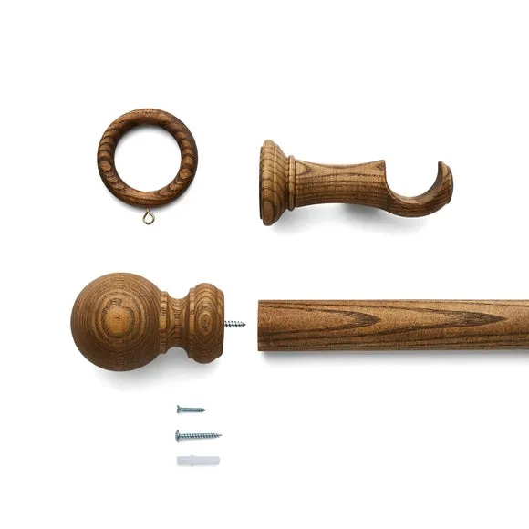 Tilton Wood Curtain Pole 4