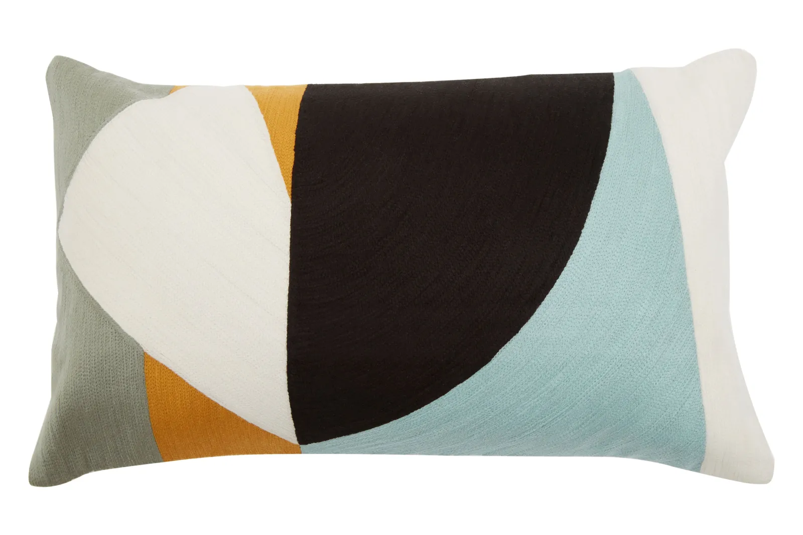 Orsina Bosie Ozella Curve Pattern Rectangular Cushion