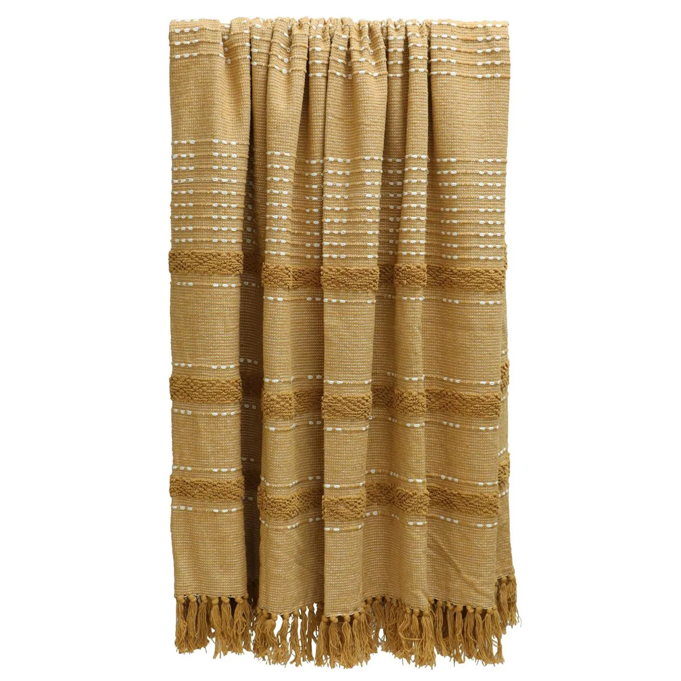 Ochre Woven Throw