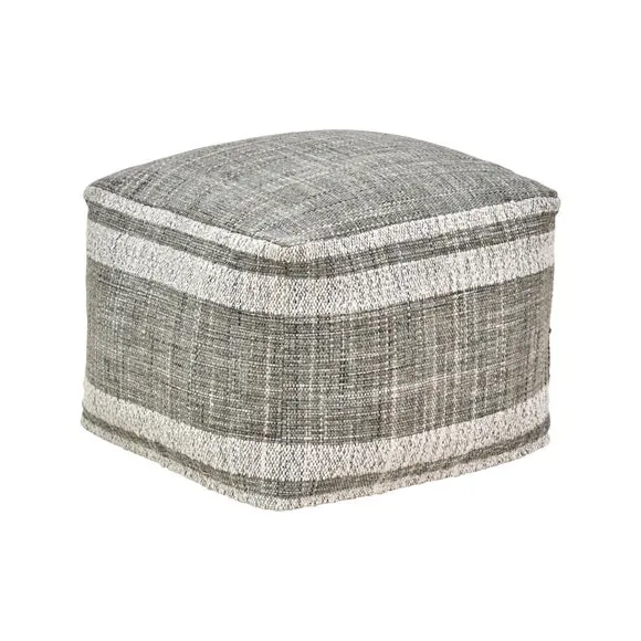 Pacific Lifestyle Stripe Outdoor Pouffe 3