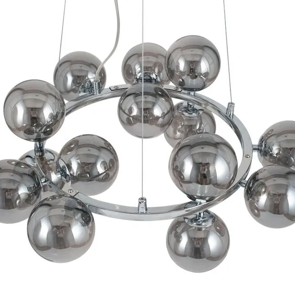 Vecchio Glass Ball 15 Light Ceiling Light 3