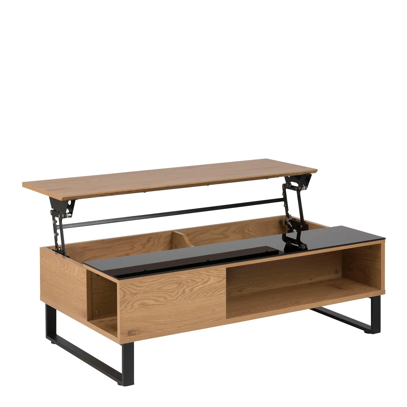 Furniture To Go Azalea Coffee Table in Black & Oak 3