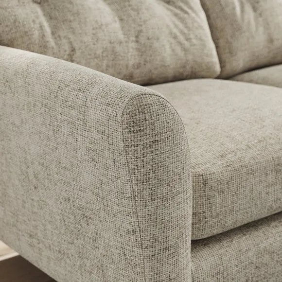 Sven Chunky Chenille Large Corner Chaise Sofa 5