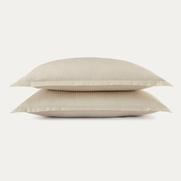 Hotel Cotton Stripe 400 Thread Count Oxford Pillowcase Pair 4