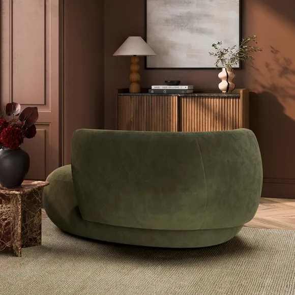 Lozenge Velvet Chaise Longue 2