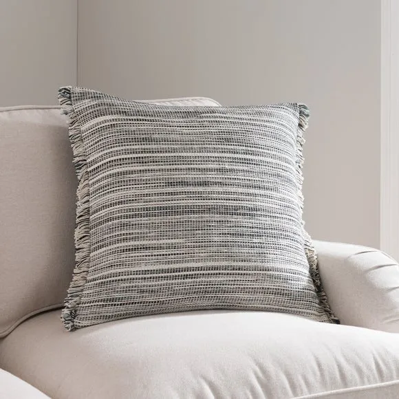 Ava Fringe Cotton Square Cushion