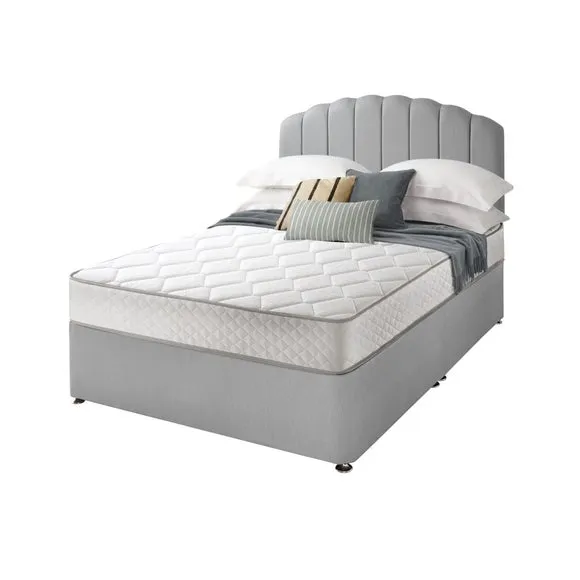 Silentnight Divan Set with Merlin Headboard and 800 Pocket Spring Memory Foam Mattress 6