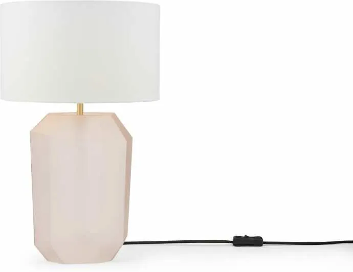 Aquari Glass Table Lamp, Pink