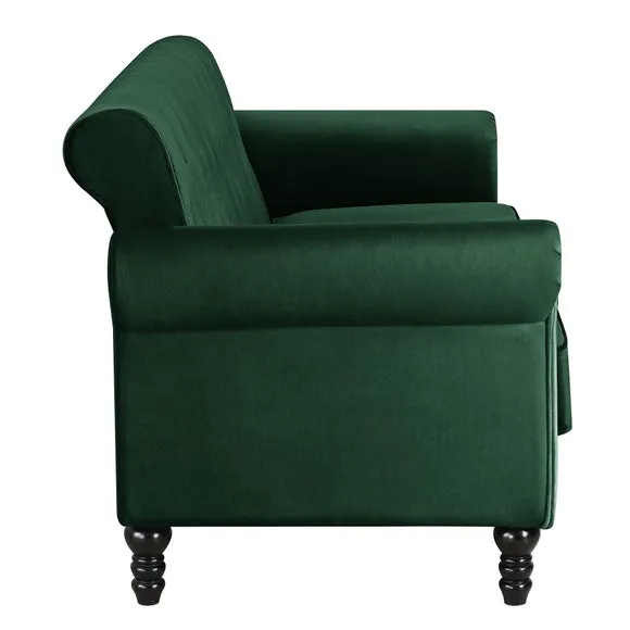 Greta Velvet 3 Seater Sofa 5
