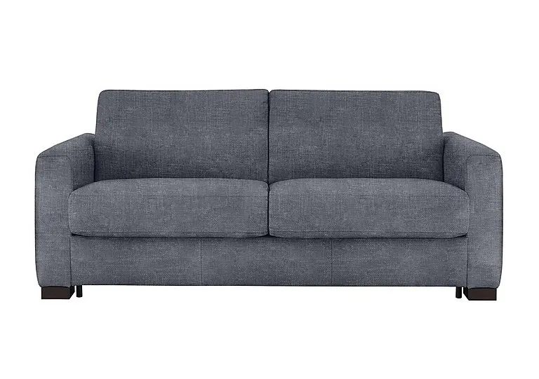Alcova 3 Seater Fabric Sofa Bed with Box Arms - Baobab Grigio
