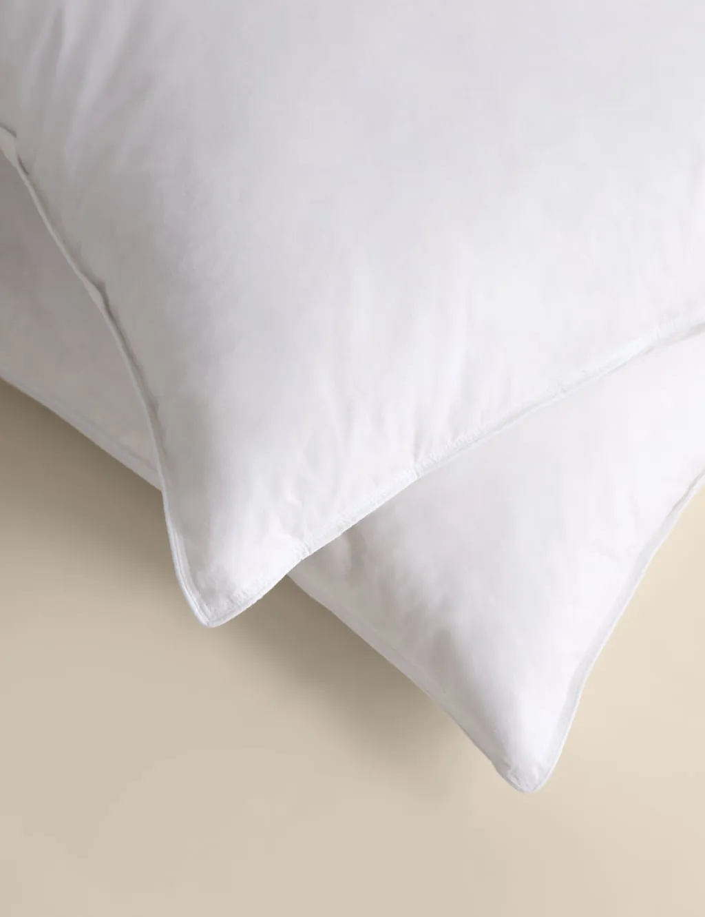 M&S 2 Pack Duck Feather & Down Medium Pillows White