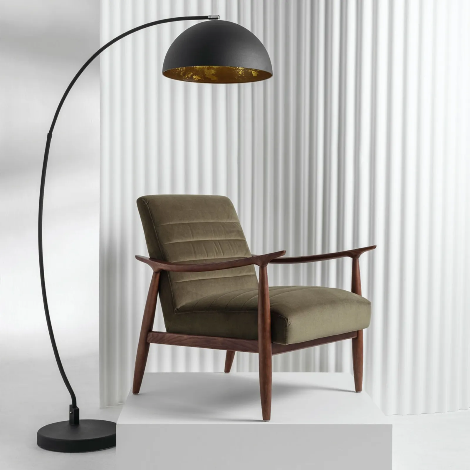 Hockney Armchair, Green Fabric | Barker & Stonehouse 5
