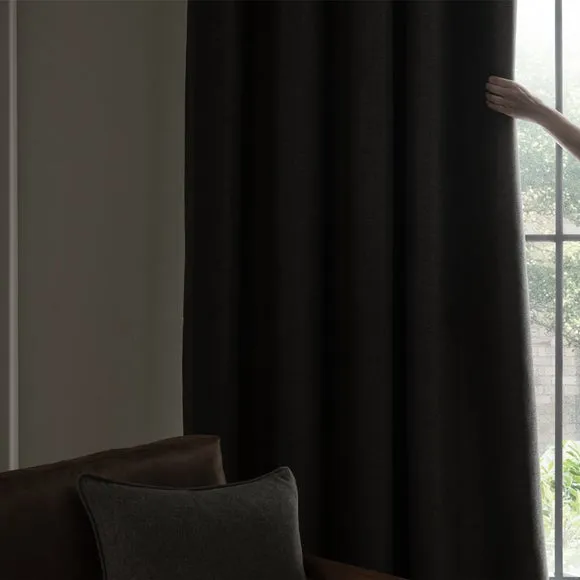 Luna Brushed Eyelet Curtains (Blackout Available) 6