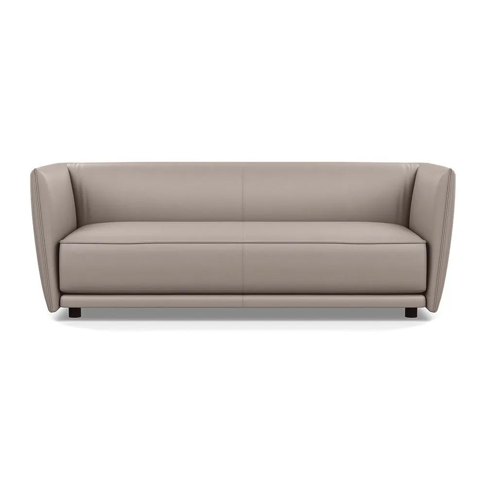 Heal's Valley 3 Seater Sofa Grain Light Grey Walnut Stain Feet 1