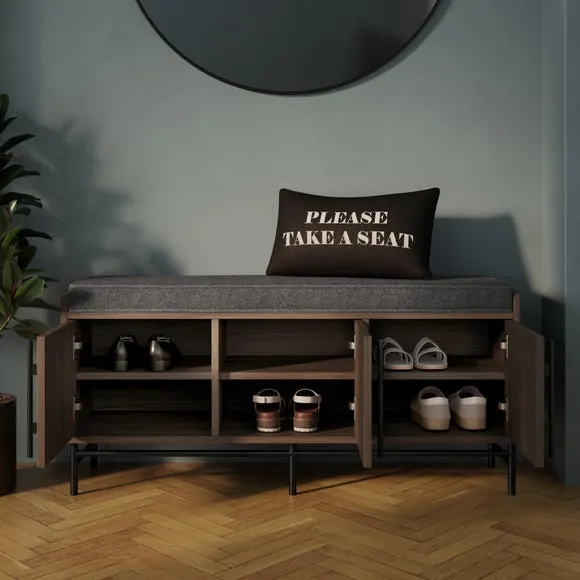 3 Door Bryant Storage Bench 2
