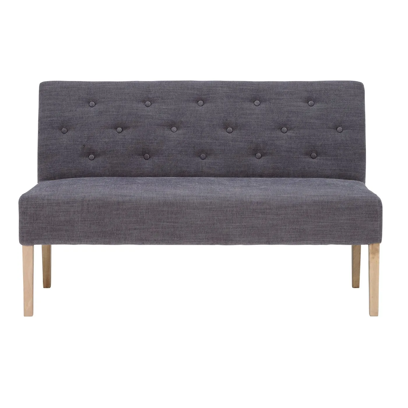 Medina Upholstered Bench, Sienna Grey