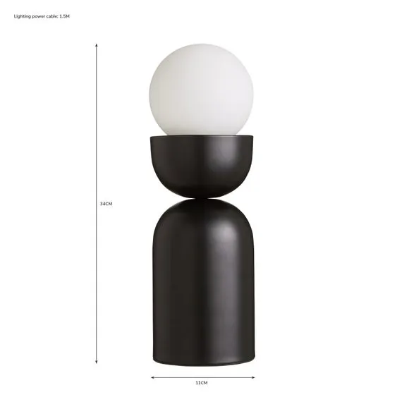 Elements Lunebar Touch Table Lamp 6