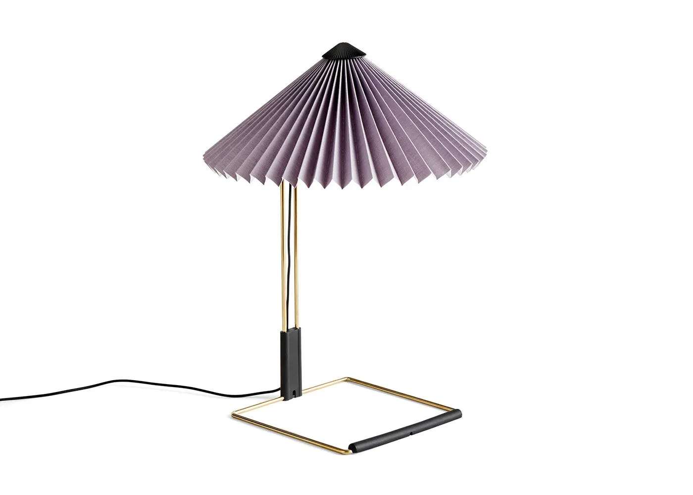 HAY Matin LED Table Lamp Lavender & Brass Small